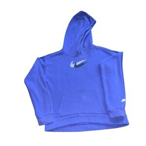 Nike Kids Purple Hoodie. Kangaroo Pouch. See flaw on pouch. XL